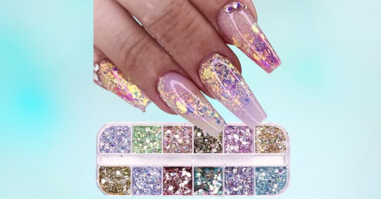 Nail Glitter Holographic Sparkles and Flakes for Stunning Nail Art