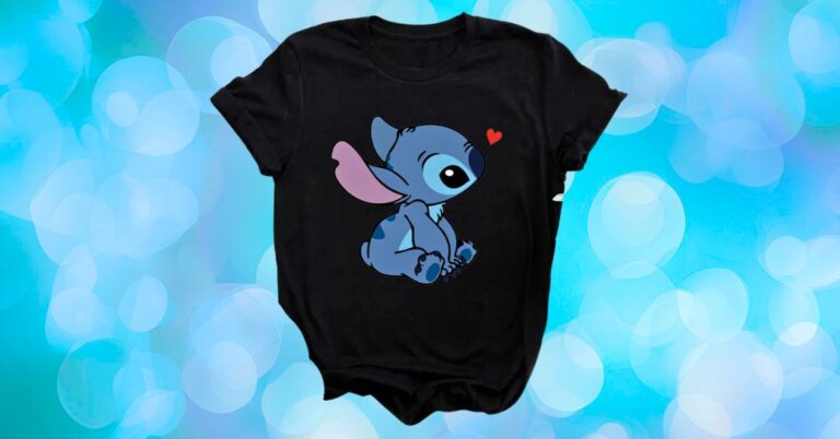 Stitch Disney Lilo Cartoon T-shirts For Women