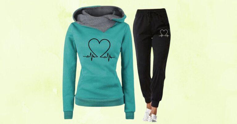 Woman Tracksuit Two Piece Set Winter Warm Hoodies And Pants