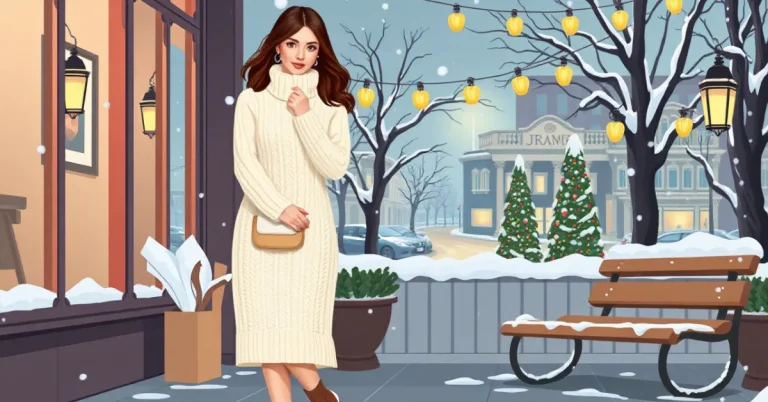 Cozy Sweater Midi Dress Outfits Ideas For Chic Winter Style